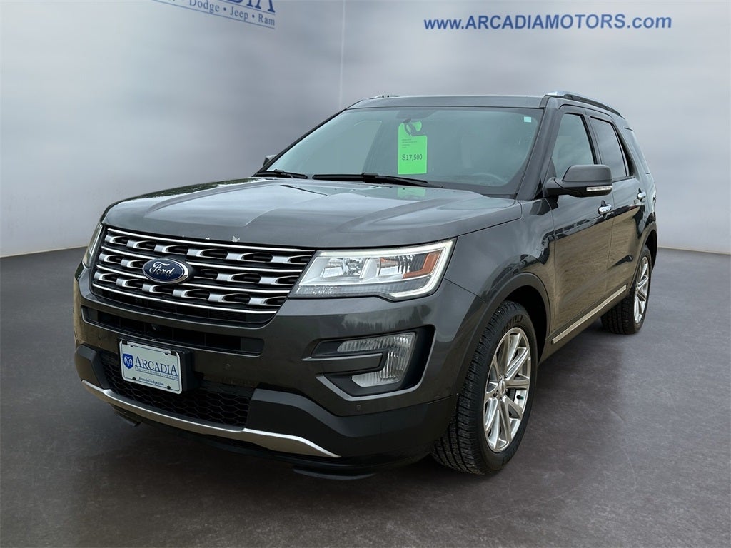 Used 2017 Ford Explorer Limited with VIN 1FM5K8F86HGD24189 for sale in Arcadia, WI