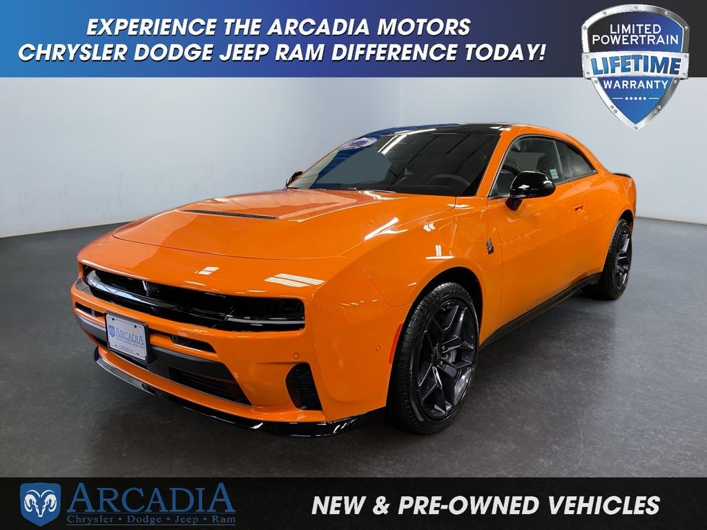 2026 Dodge Charger Scat Pack in Peel Out — front three-quarter view